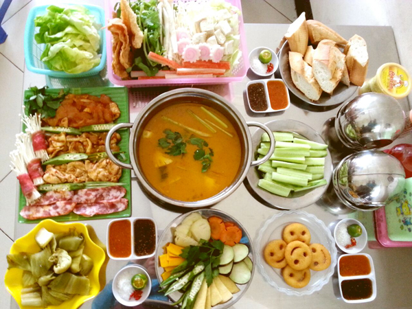 Lẩu là món ăn đặc trưng của người Sài Gòn